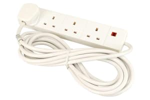 Value Range 4 Way 5m Extension Lead