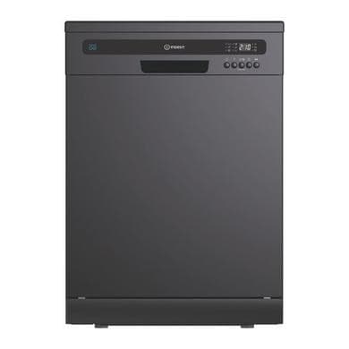 Indesit Push&Go Freestanding Dishwasher - Black