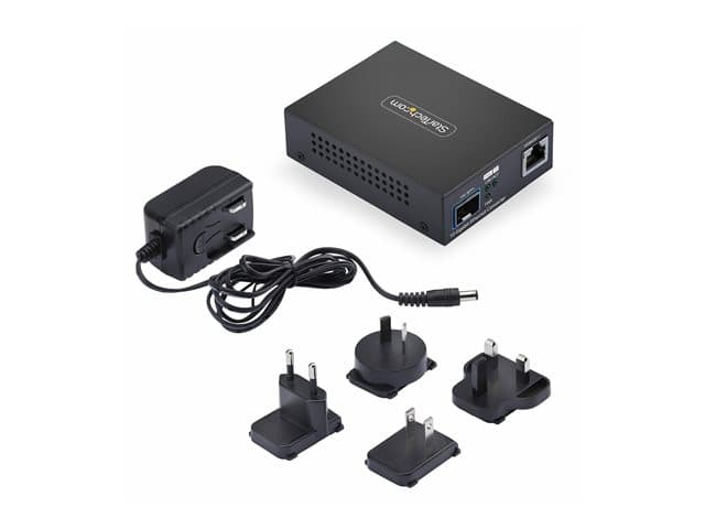 STARTECH.COM - Startech - Fibre media converter - 10GbE - over fibre optic - 10GBase-LR, 10GBase-SR, 10GBase-X, 10GBase-T - SFP+ / RJ-45 - TAA Compliant
