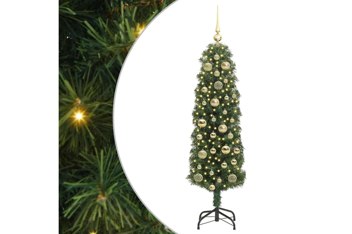 Vidaxl Artificial Christmas Tree With 150 Leds With Stand Green 120 Cm