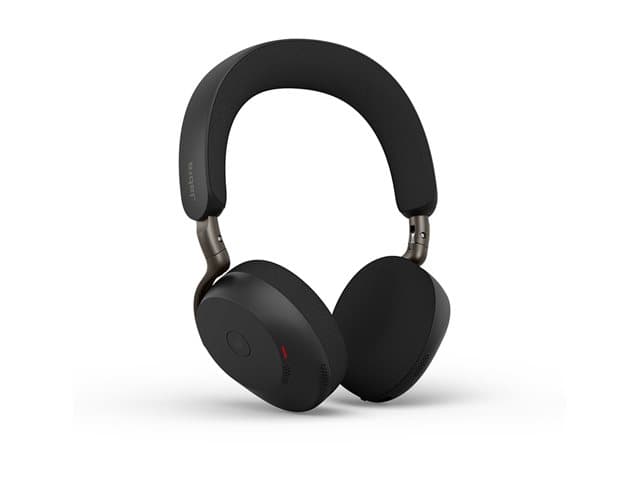JABRA - Evolve3 75 MS - Headset - on-ear - Bluetooth - wireless - active noise cancelling - USB-C via Bluetooth adapter - black - Optimised for Microsoft Teams