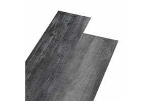 Vidaxl Pvc Flooring Planks 5.02 Sq M 2 Mm Self-adhesive Shiny Grey