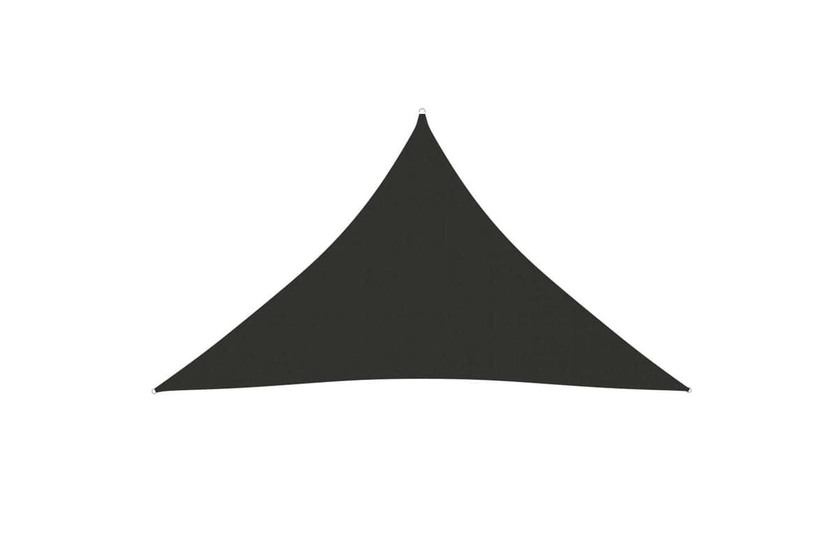 Vidaxl 135128 Sunshade Sail Oxford Fabric Triangular 5x5x6 M Anthracite