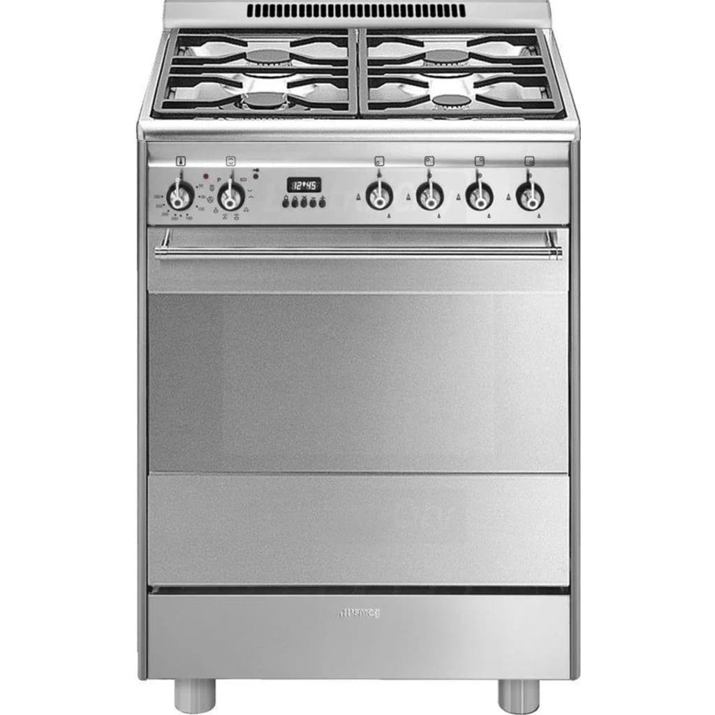 Smeg 60cm Freestanding Dual Fuel Cooker | Stainless Steel