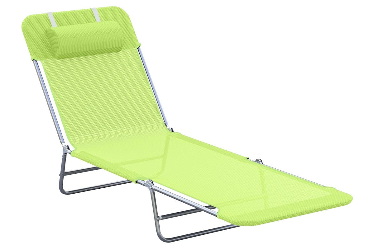 Outsunny Garden Lounger | Light Green