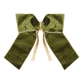 ASPEN Olive Green Velvet Tree Bow