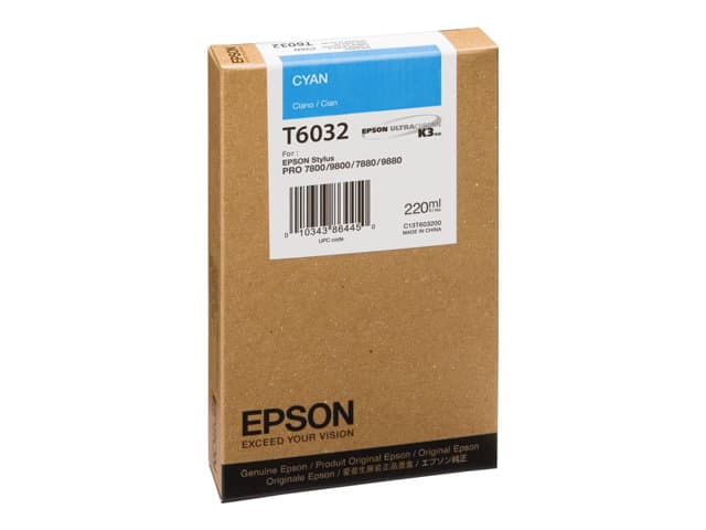 EPSON - T6032 - cyan - original - ink cartridge