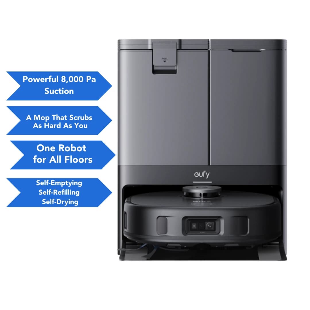 Eufy T2351V11 X10 Pro Omni All-in-One Station for Hands-Free Cleaning