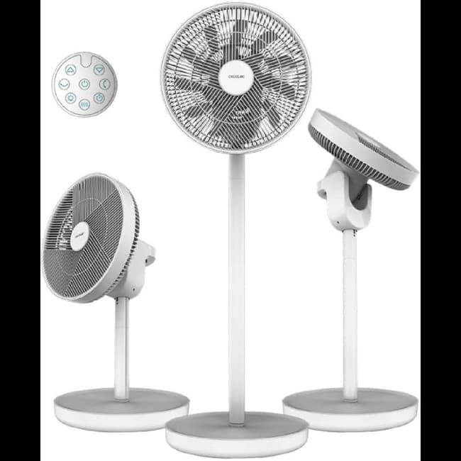 Cecotec EnergySilence 2600 Sunflower Portable 3-in-1 Battery Fan - White | 0824433