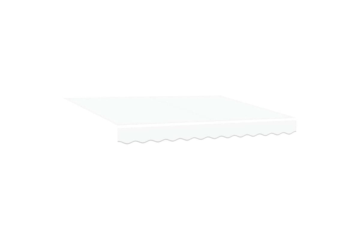 Vidaxl Retractable Awning Manual White 300 X 250 Cm Fabric