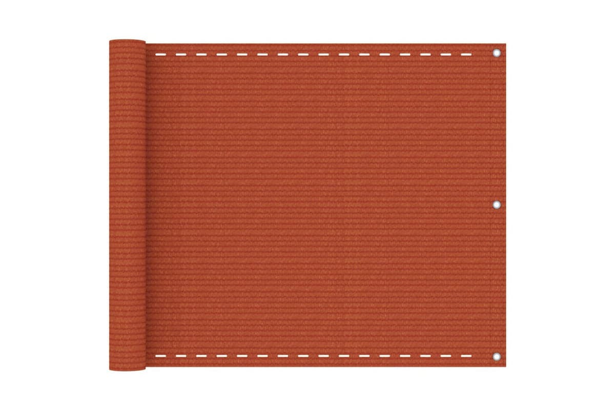 vidaXL 311016 Balcony Screen Orange 75x300cm Hdpe