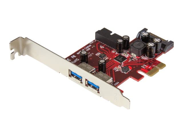 STARTECH.COM - Startech 4 Port PCI Express USB 3.0 Card - 2 Ext & 2 Int (IDC) - SATA Power - USB adapter - PCIe 2.0 - USB 3.0 x 4