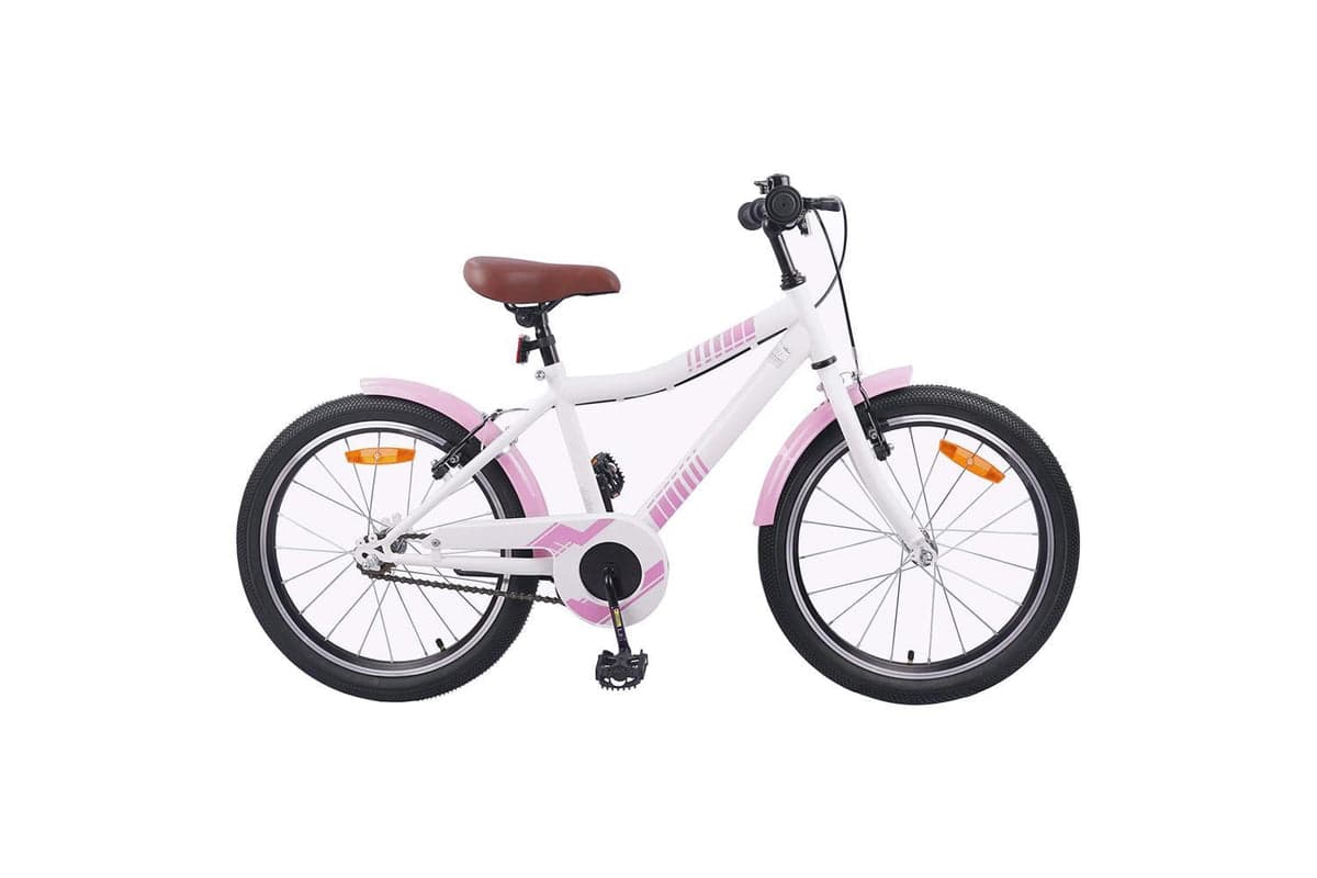 Vidaxl Kids Bike 24'' For 8-12 Years Old Light Pink