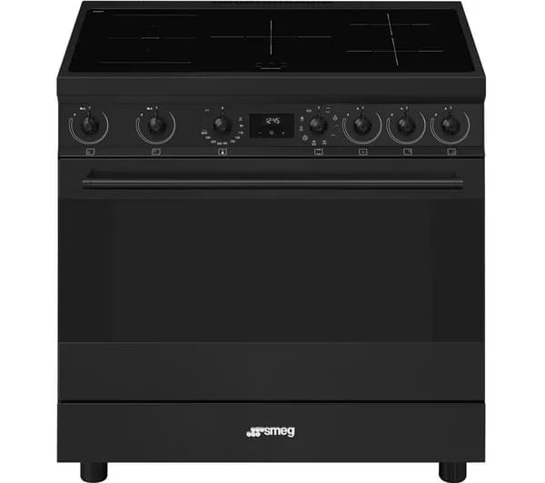 SMEG C9IMN2 90 cm Electric Induction Range Cooker - Black