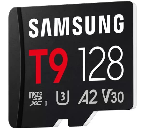 SAMSUNG T9 Class 10 MicroSD Memory Card - 128 GB