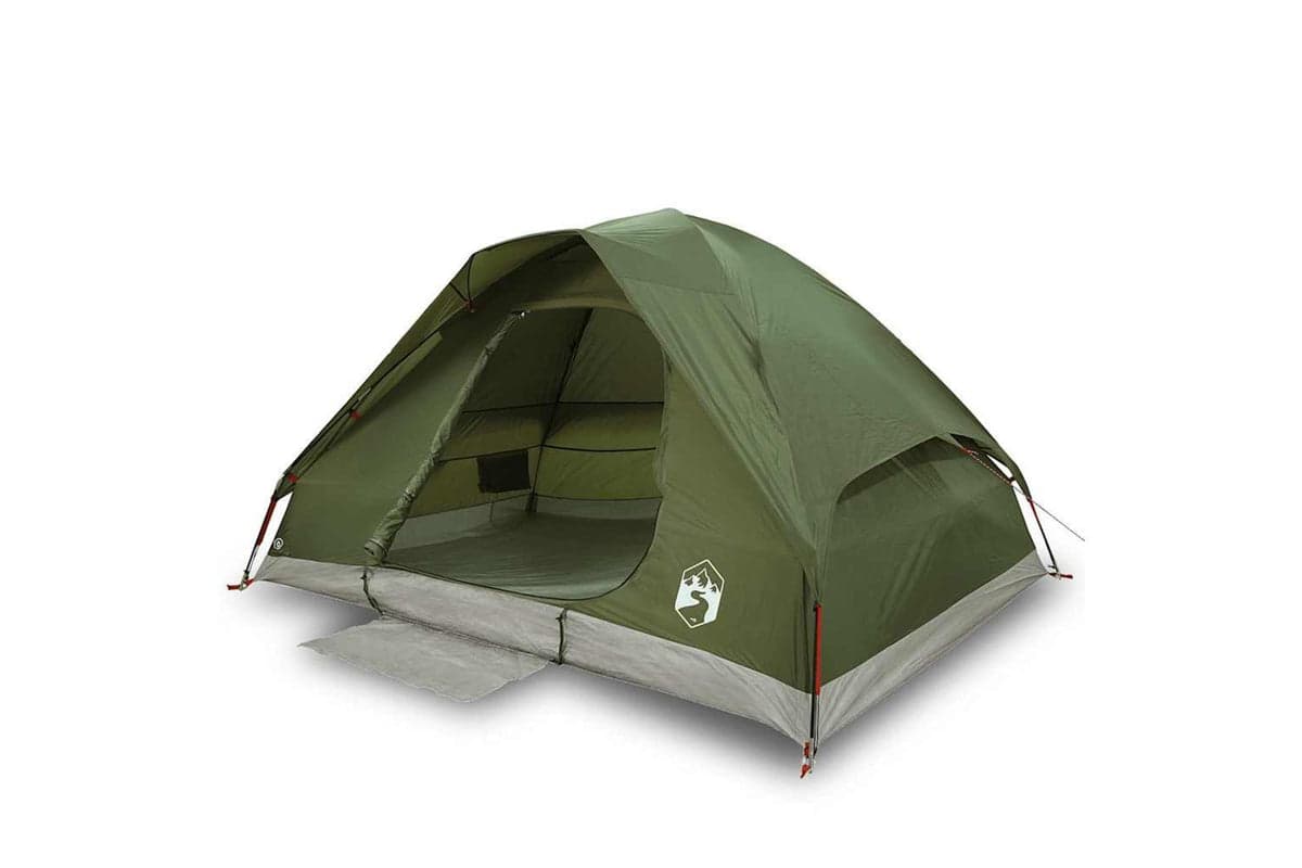 Vidaxl Camping Tent Dome 2-person Olive Green Waterproof