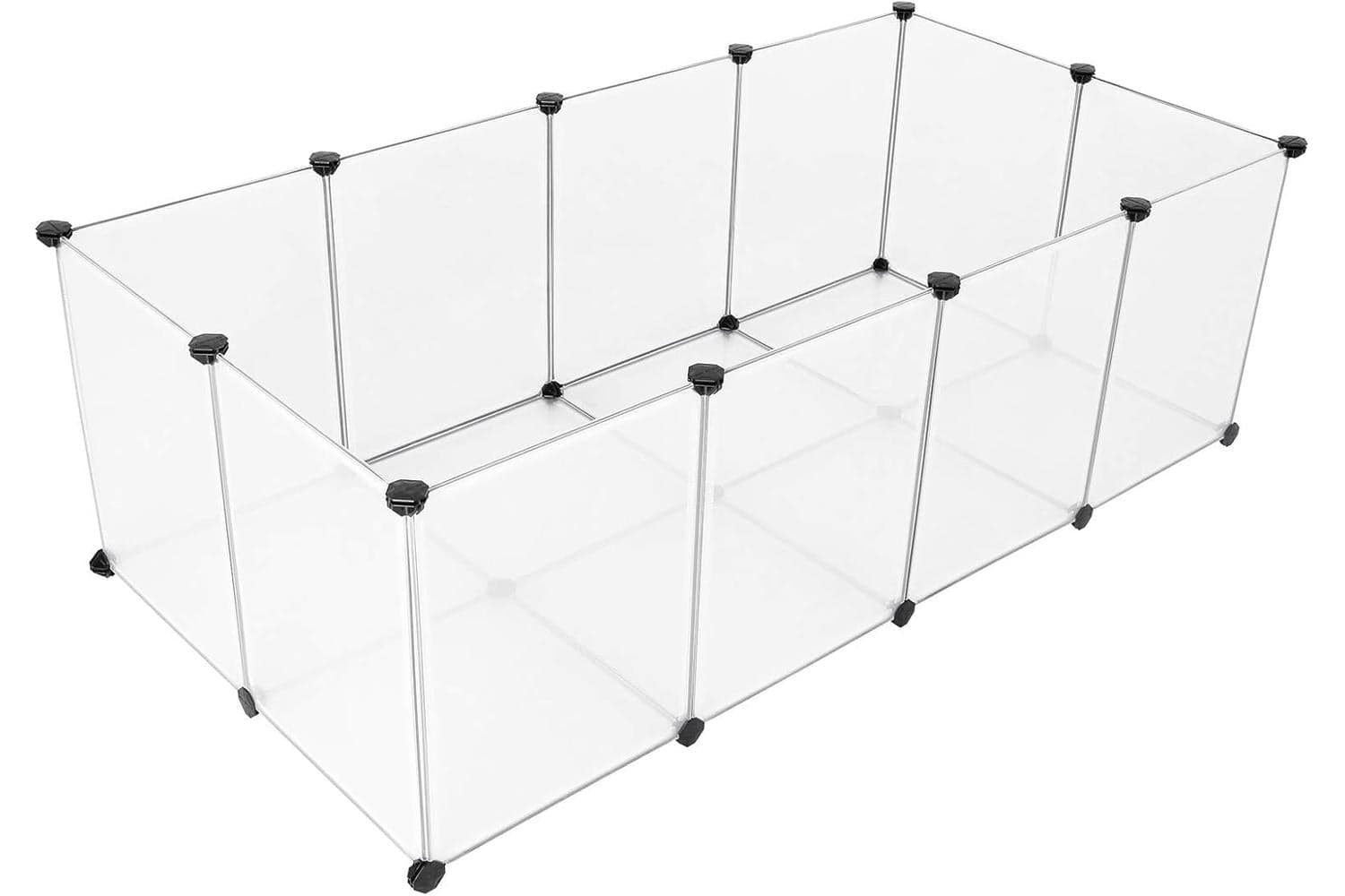 Songmics Small Animals Pet Playpen | Transparent