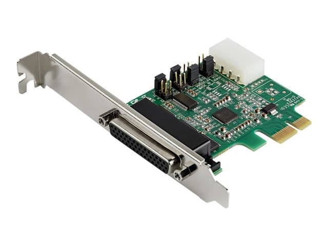 STARTECH.COM - Startech 4-port PCI Express RS232 Serial Adapter Card, PCIe RS232 Serial Host Controller Card, PCIe to Serial DB9 Card, 16950 UART, Desktop Expansion Card, Windows, macOS, Linux - Full/Low-Profile Brackets (PEX4S953) - serial
