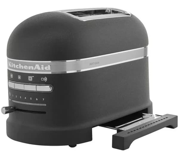 KITCHENAID Artisan 5KMT2204BBK 2-Slice Toaster - Cast Iron Black