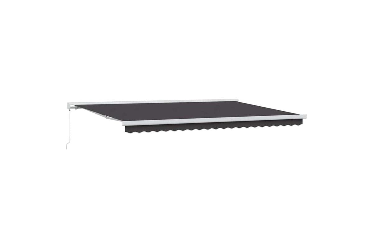 Vidaxl Retractable Awning Anthracite 500 X 300 Cm Fabric And Metal