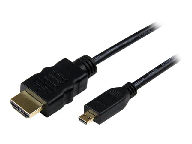 STARTECH.COM - Startech 0.5m High Speed HDMI Cable with Ethernet HDMI to HDMI Micro - HDMI cable with Ethernet - 50 cm