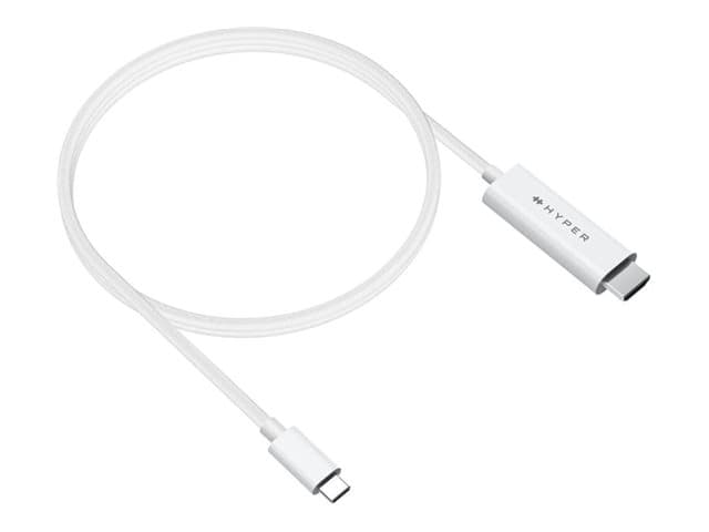 TARGUS - HyperDrive - Adapter cable - USB-C male to HDMI male - 2.5 m - white - 4K60Hz support, DP Alt mode support