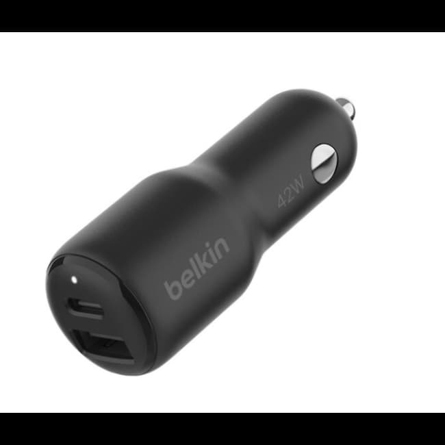 Belkin Dual Car Charger 42w | Black | CCB005BTBK