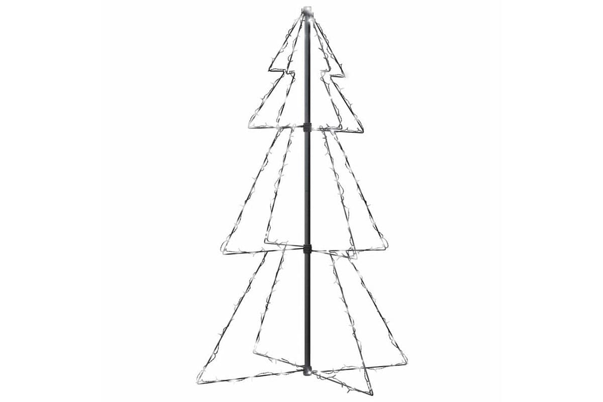 Vidaxl Christmas Cone Tree 160 Leds Indoor And Outdoor 78x120 Cm