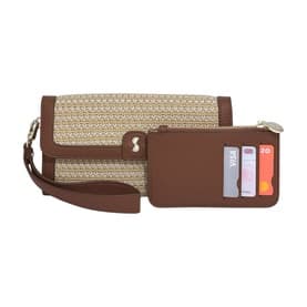 Raffia Purse Tan