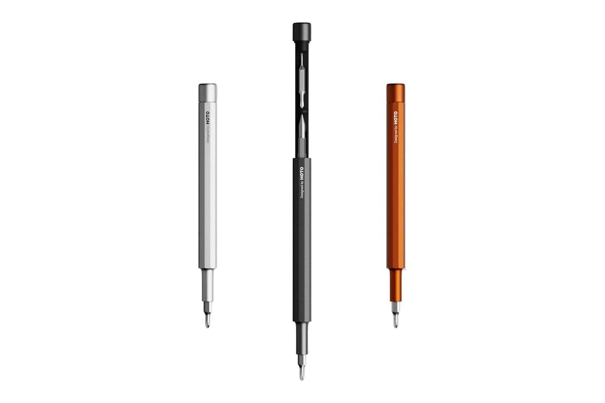 Hoto Pocket Precision Screwdriver SE | Black | 6 Piece Set
