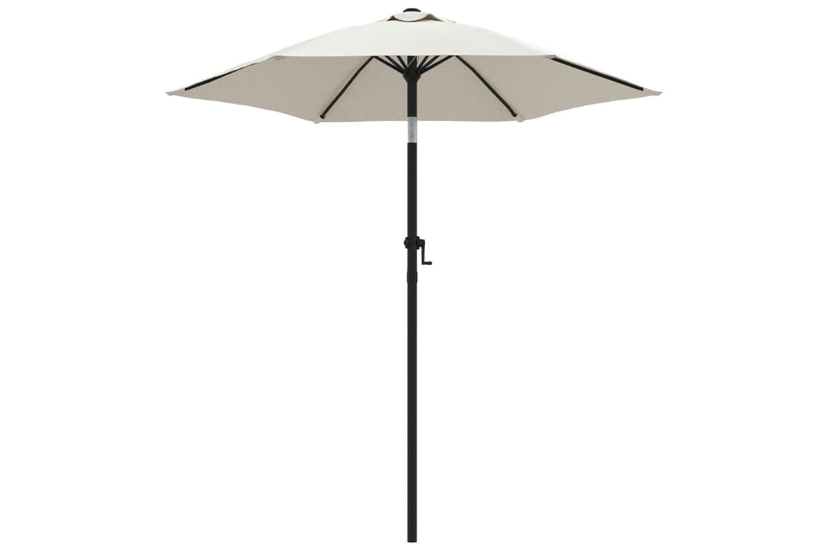 vidaXL 47204 Parasol Sand White 200x211cm Aluminium