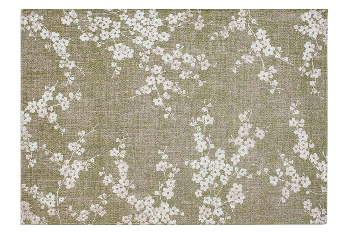Louis De Poortere | Sakura Wet Garden Eco Rug | Green | 240 x 340 cm
