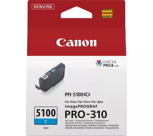 CANON PFI-5100C Cyan Ink Cartridge