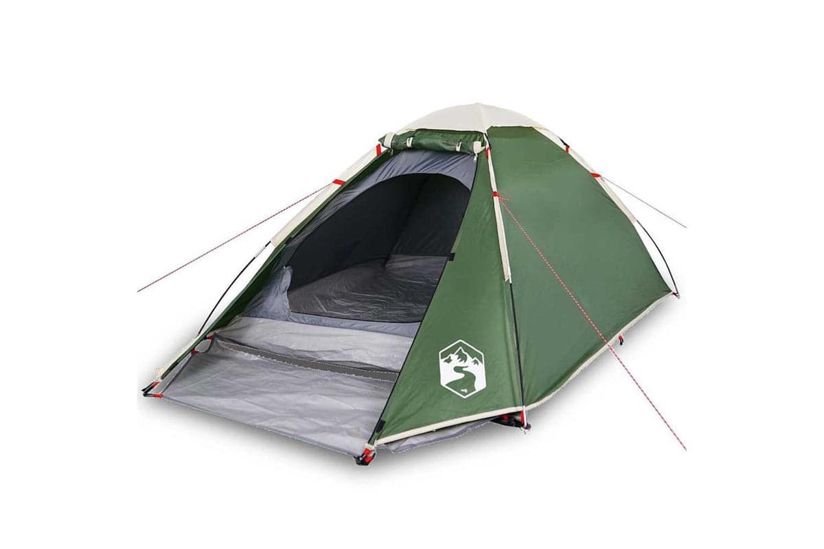 Vidaxl Camping Tent Dome 2-person Green Waterproof