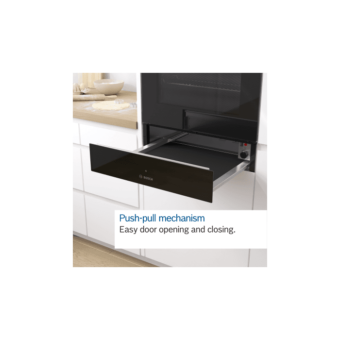 Bosch Series 8 BID7101B1B, 29CM, Warming Drawer Black