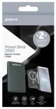 Groove 5000mAH Slim Magnetic Powerbank Charger - USB-C input - USB-A output x 2 - USB-C output x 1 - USB-A to USB-C charging cable inc | GVCH5000MSR