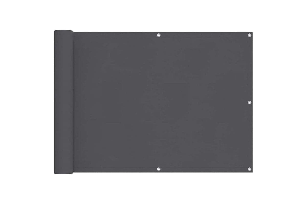 vidaXL 134866 Balcony Screen Anthracite 75x500cm Oxford Fabric