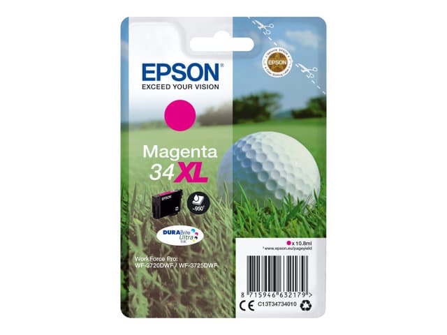 EPSON - 34XL - XL - magenta - original - ink cartridge