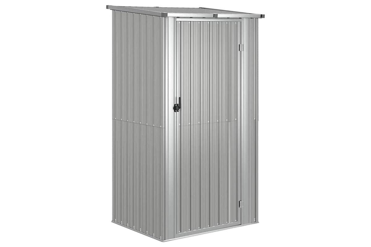 vidaXL 150900 Garden Shed Grey 118.5x97x209.5cm Galvanised Steel