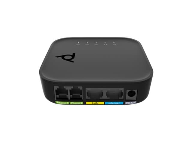 HP - Poly ATA 402 - VoIP phone adapter - with Open SIP