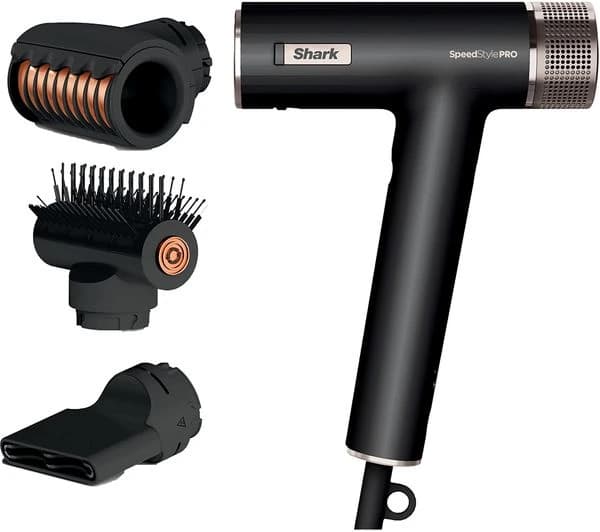 Shark HD731UK SpeedStyle Pro 3-in-1 High-Velocity Hair Dryer System for Straight & Wavy Hair