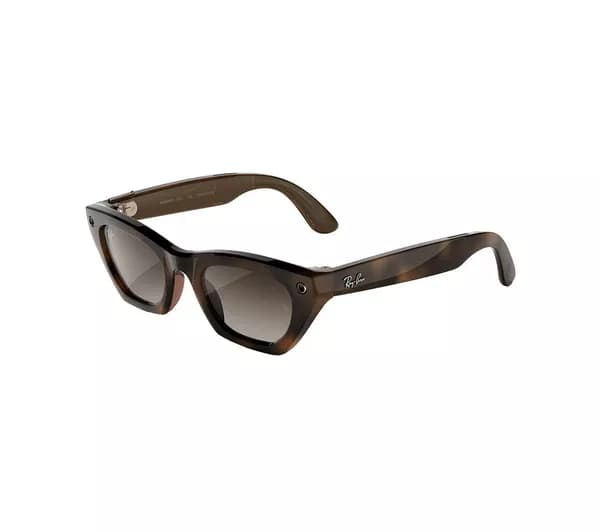META RAY-BAN Zena (Gen 3) AI Glasses - Havana with Gradient Brown Lenses