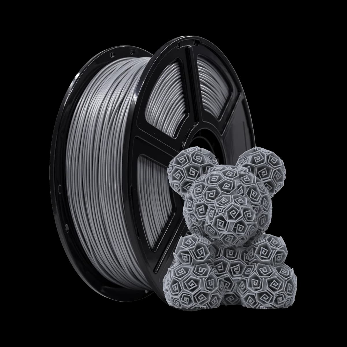 Flashforge PLA Basic 3D Printing Filament 1.75mm 1kg - Silver | 90004249002