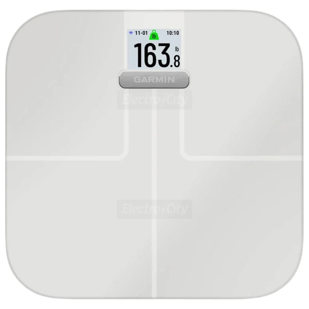 Garmin Index S2 Smart Scale with Wi-Fi and Body Composition Tracking | White