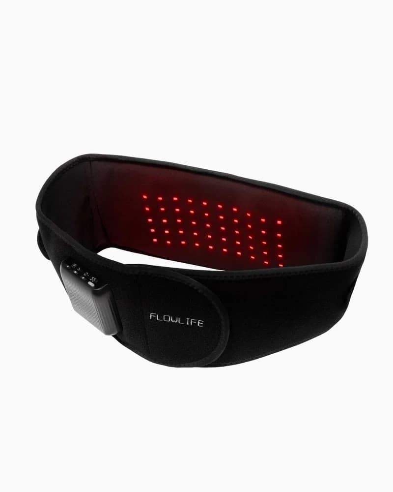 Flowlife Flowtherma Belt Heat, Vibration & Red Light Back Belt - Black | FLTBV1