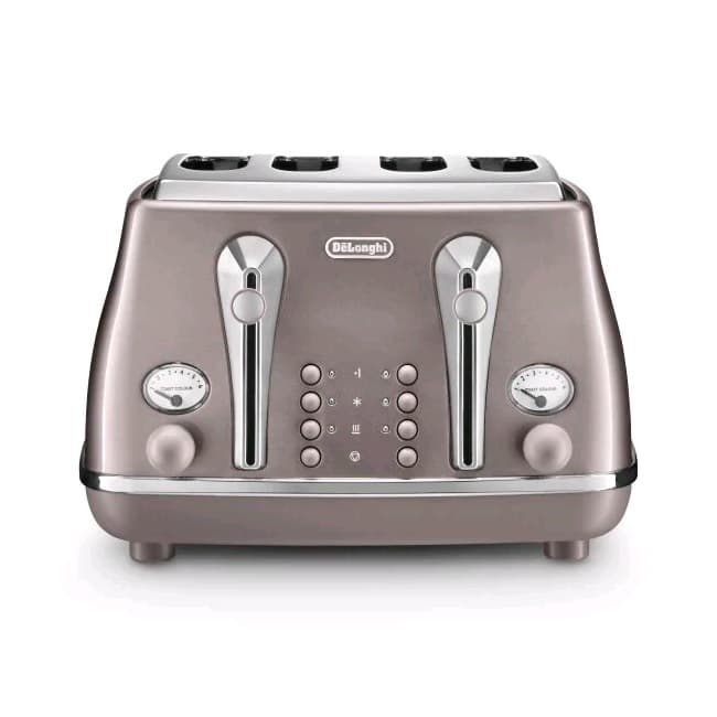 Delonghi Icona Metallics 4 Slice Toaster | Violet | CTOT4003.PK