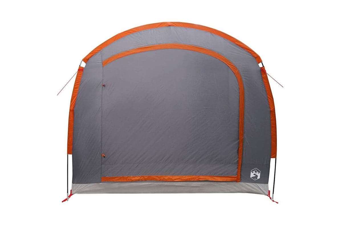 Vidaxl Tent With Roof Grey And Orange 268 X 240 X 191 Cm Polyester
