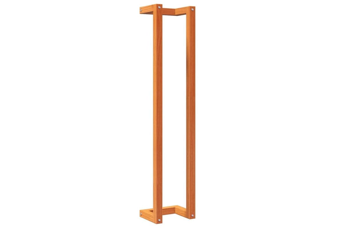 Towel Rack Wax Brown 23x18x110 Cm Solid Wood Pine