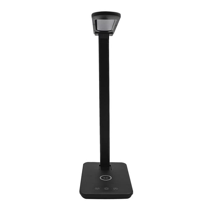 DENVER LQI105, Wireless Qi Charger, LED Desk Lamp, Black