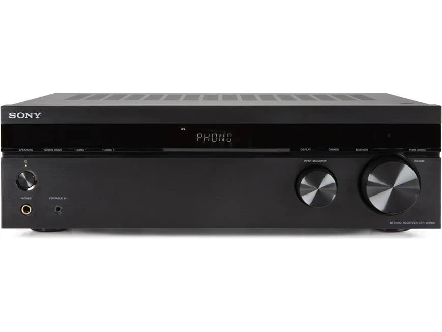 Sony STR-DH190 Bluetooth Stereo Receiver - Black | STRDH190.CEK